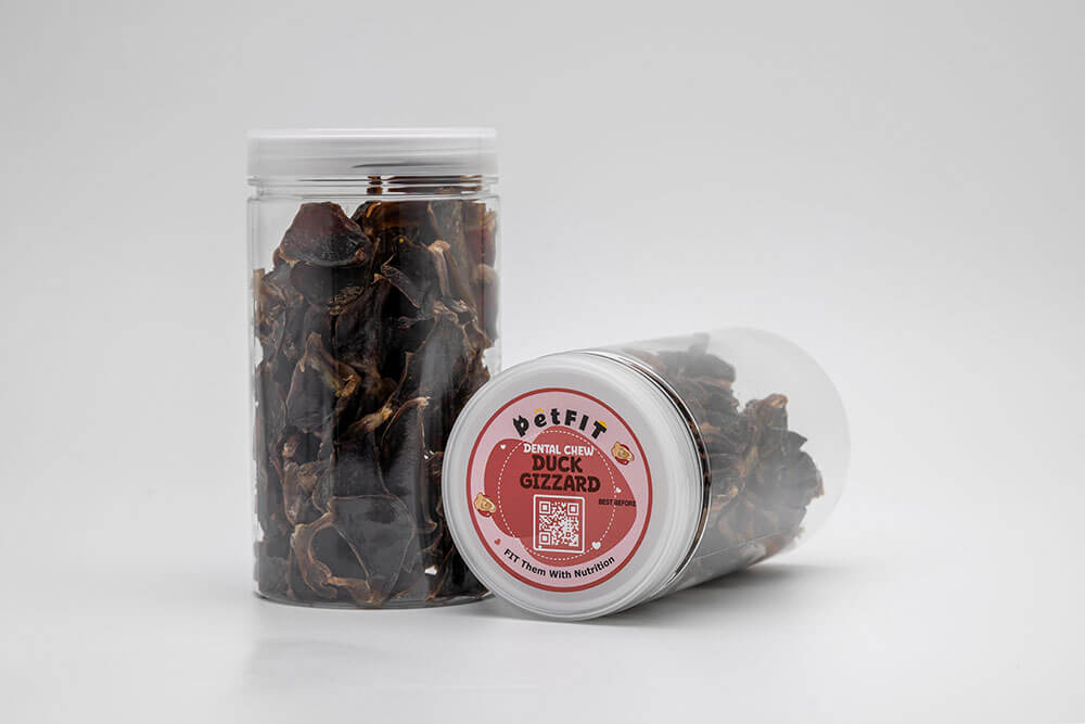 Duck Gizzard Slices (80G) PetFIT B.A.R.F